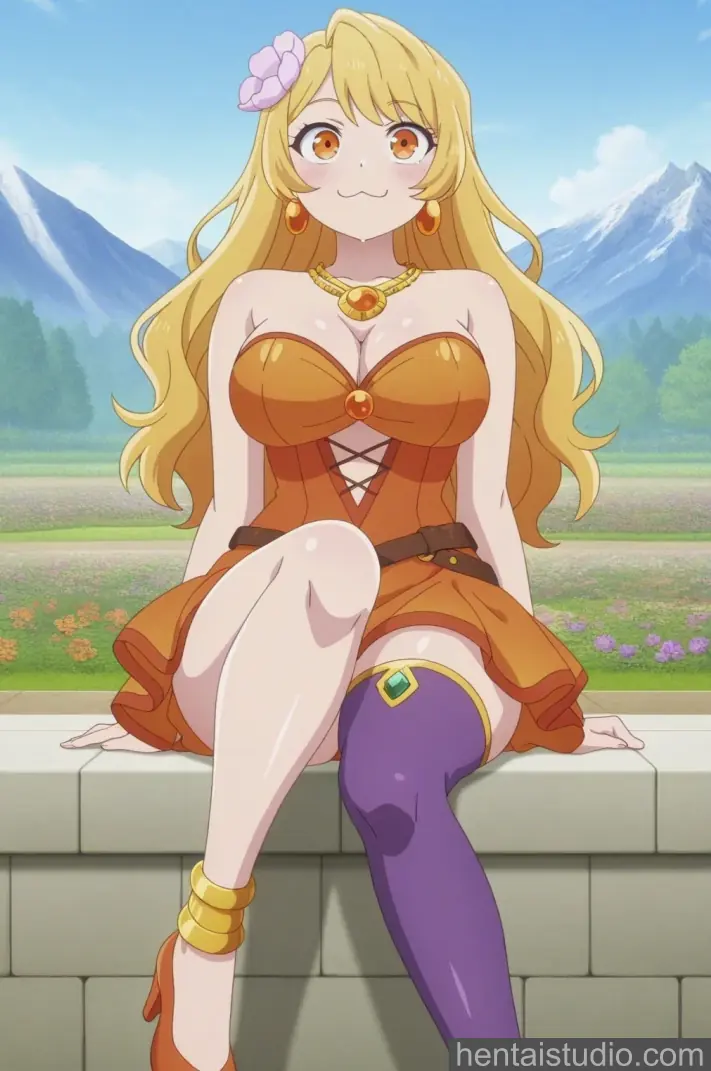 Goa from The Shy Hero And The Assassin Princesses hentai art 7 of 199