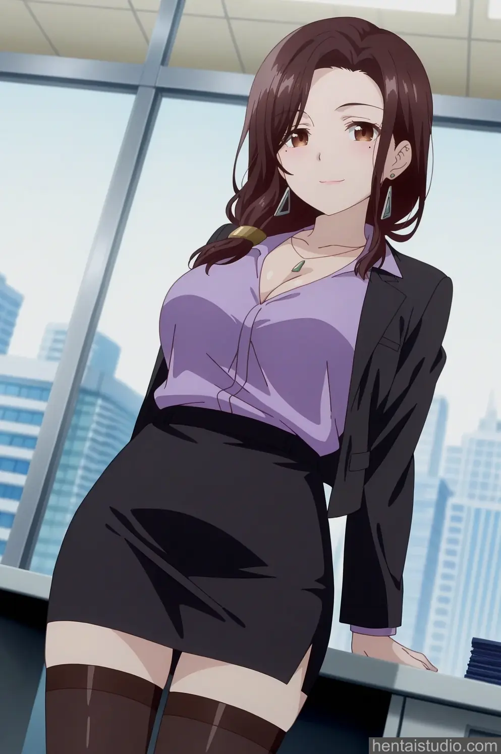 Gotou Airi from Higehiro hentai art 2 of 70