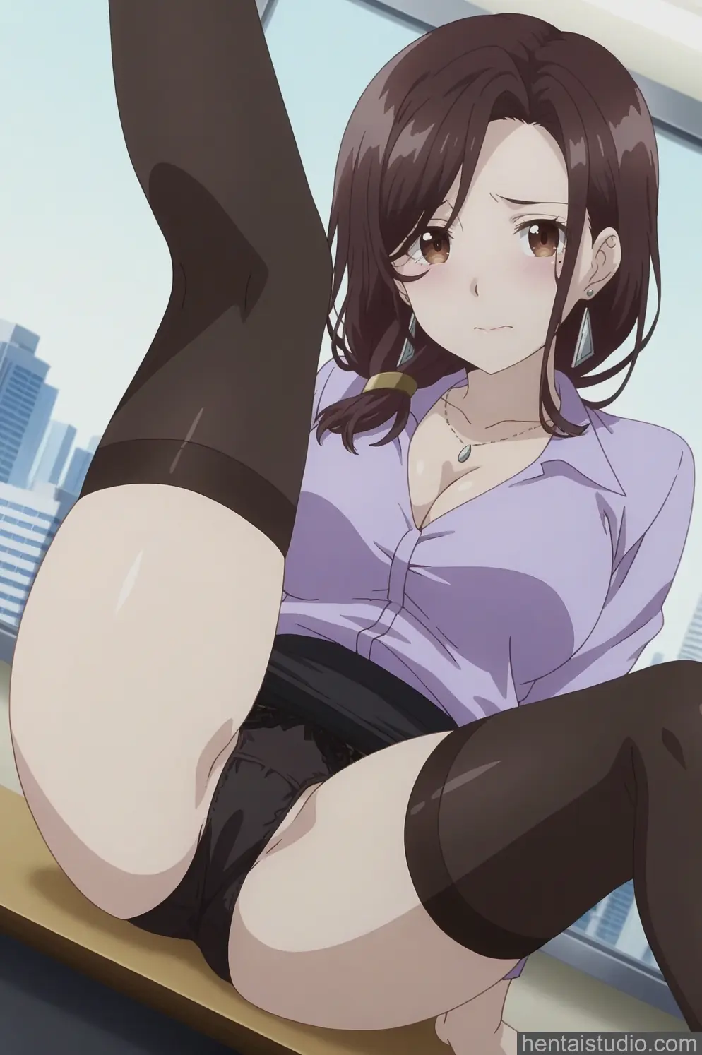 Gotou Airi from Higehiro hentai art 20 of 70