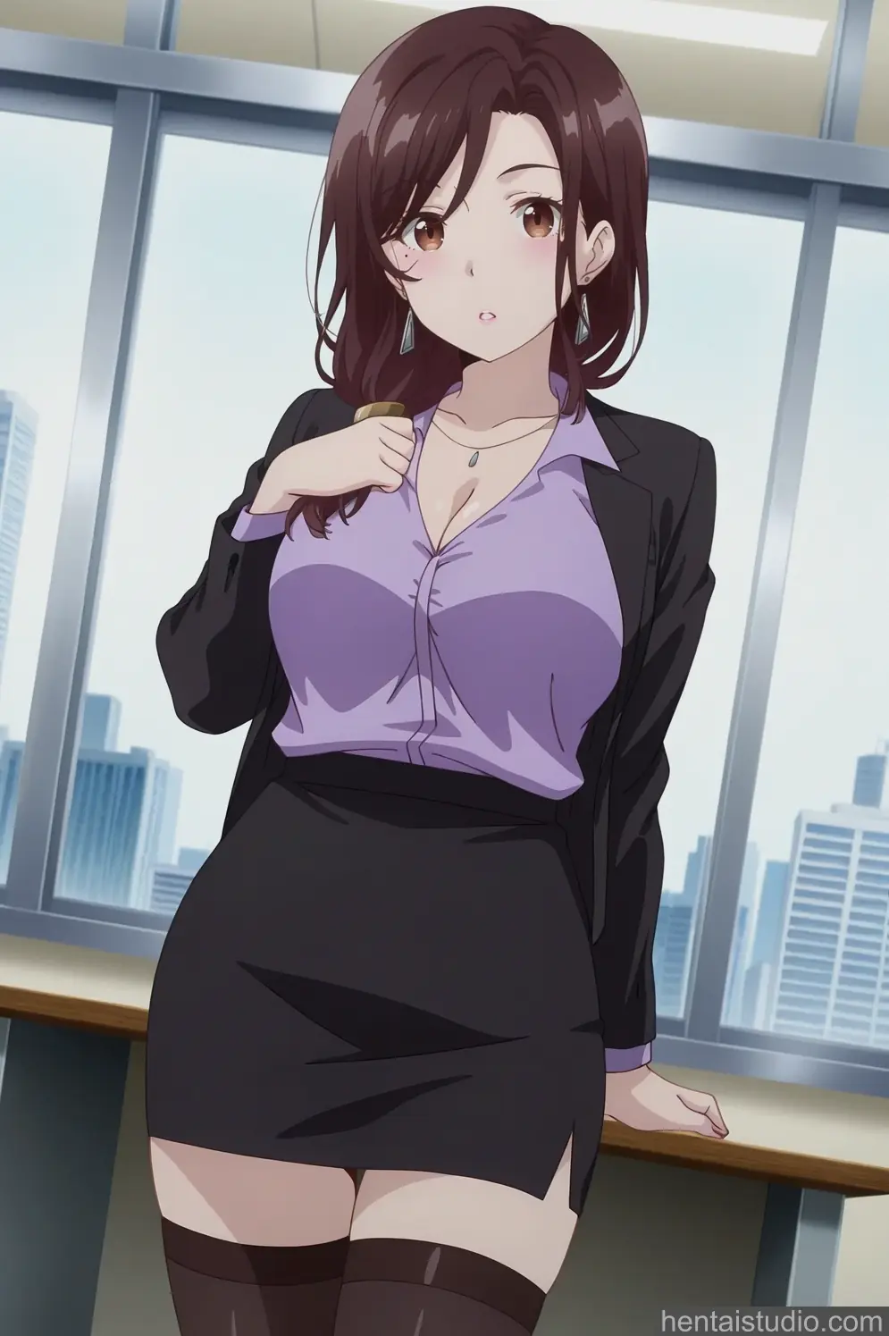 Gotou Airi from Higehiro hentai art 5 of 70