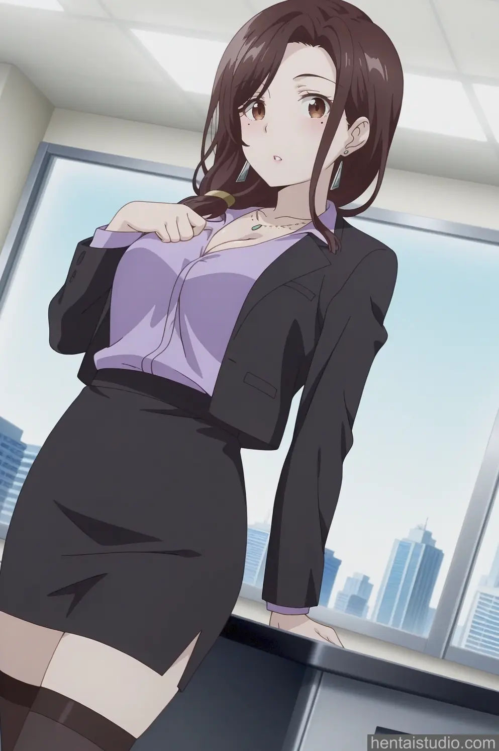 Gotou Airi from Higehiro hentai art 6 of 70