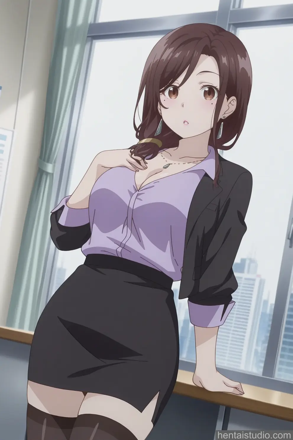 Gotou Airi from Higehiro hentai art 8 of 70