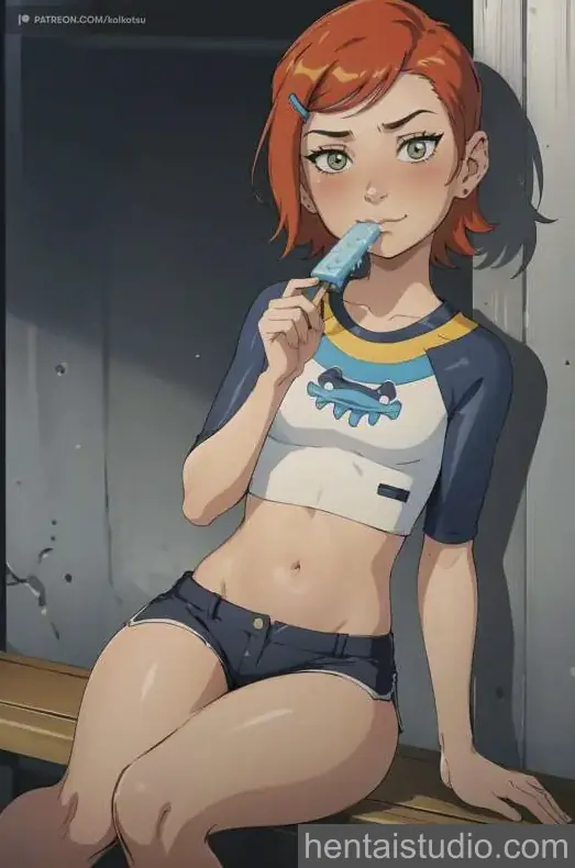 Gwen Tennyson from Ben 10 hentai art 1 of 14