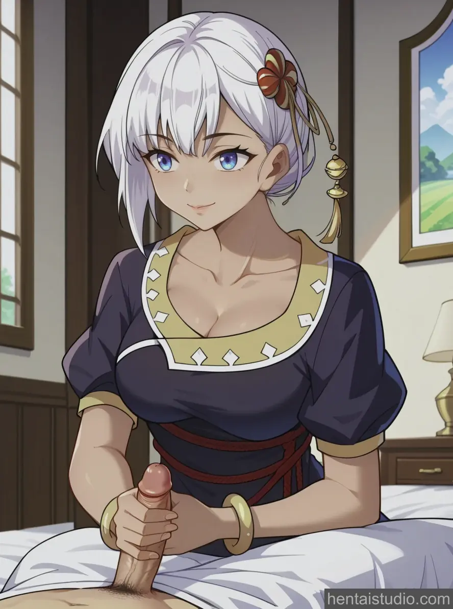 Han Xianer from The Invincible Villain Master With My Apprentices hentai art 1 of 7