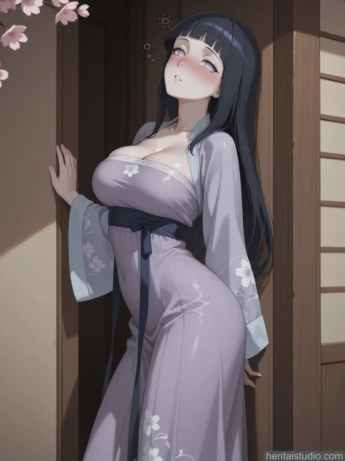Hanfu Hinata from Naruto hentai art 19 of 179