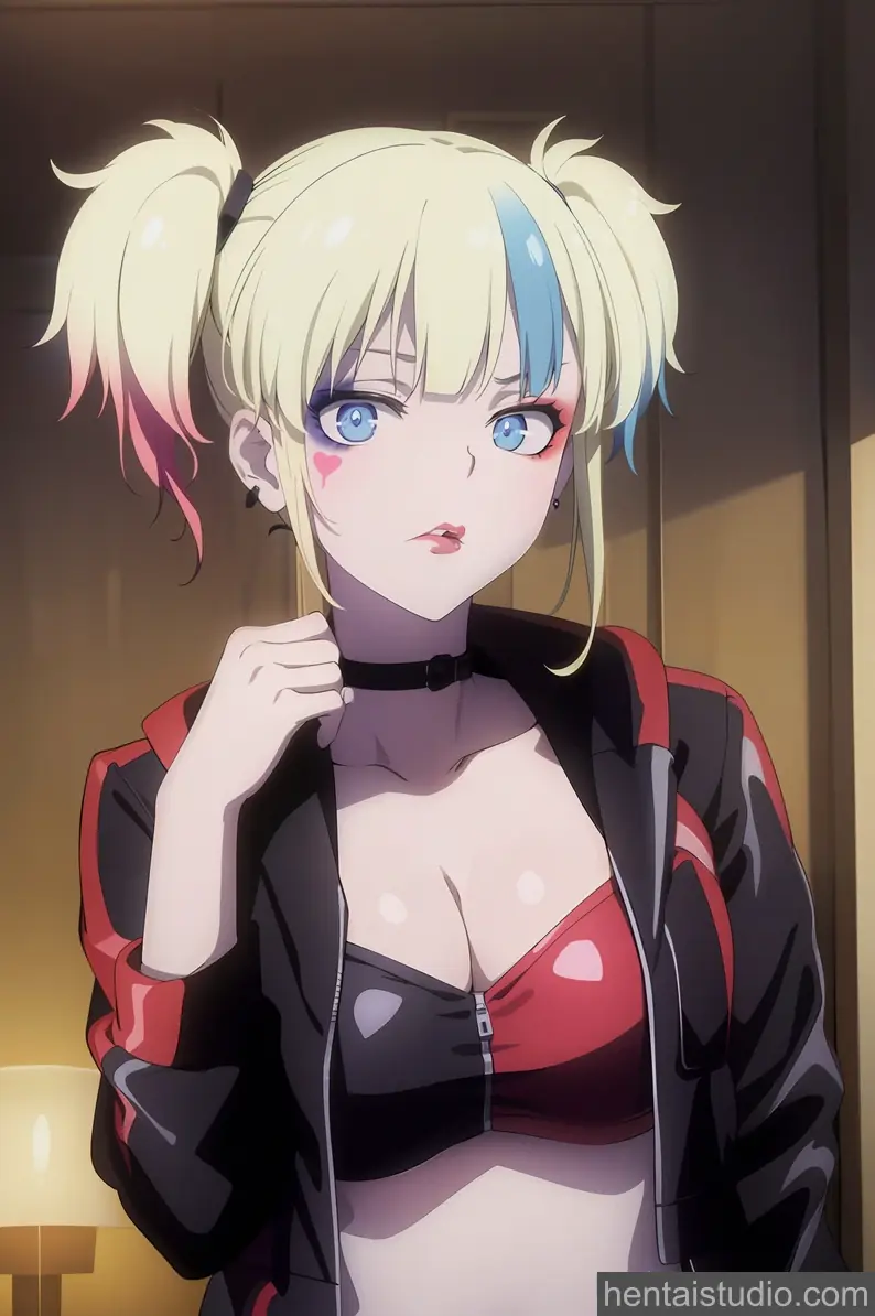 Harley Quinn from Suicide Squad Isekai hentai art 1 of 5