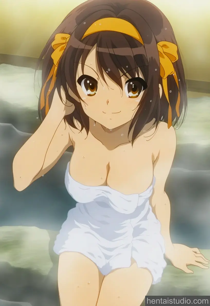 Haruhi Suzumiya from The Melancholy Of Haruhi Suzumiya hentai art 3 of 21