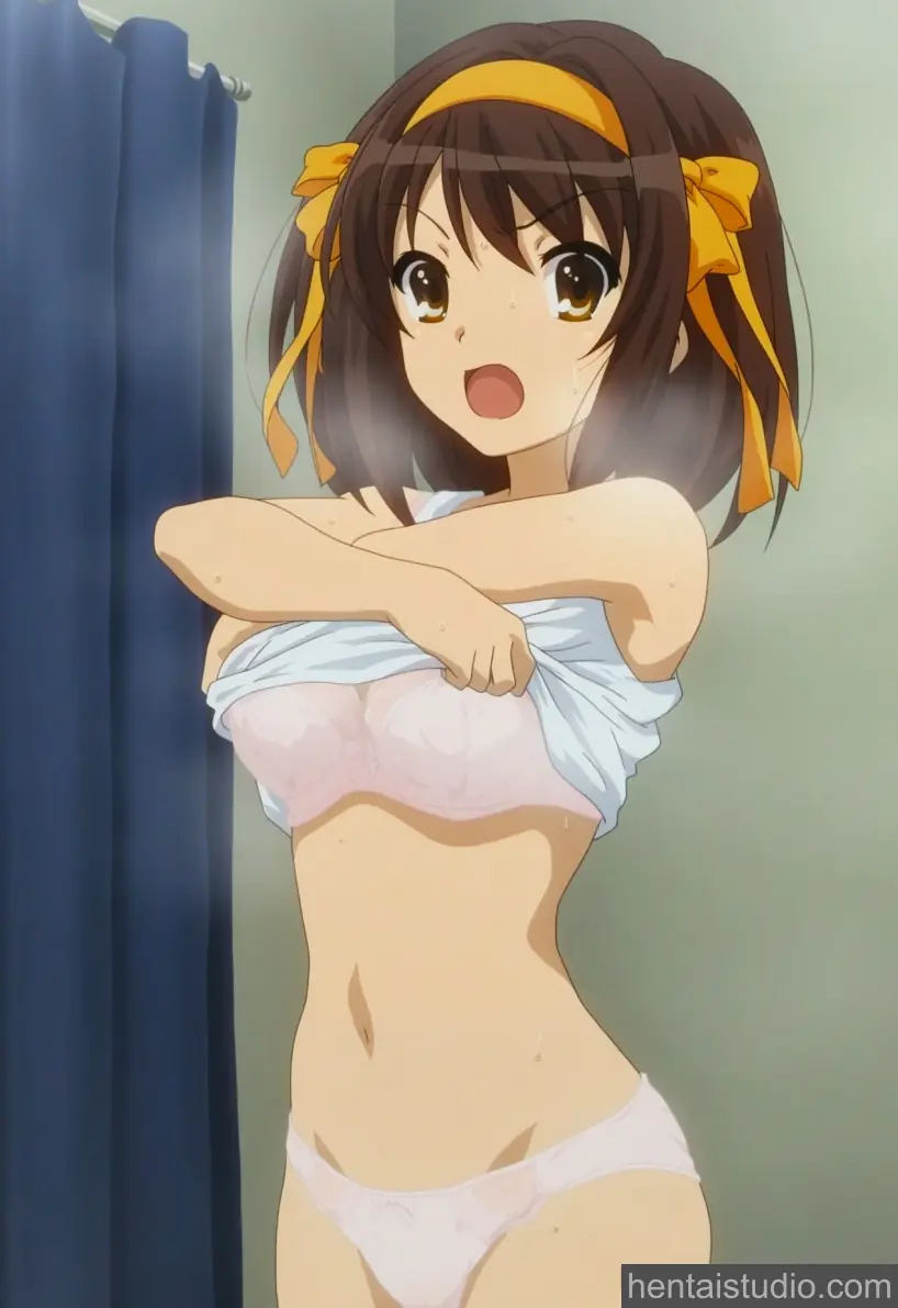Haruhi Suzumiya from The Melancholy Of Haruhi Suzumiya hentai art 6 of 21