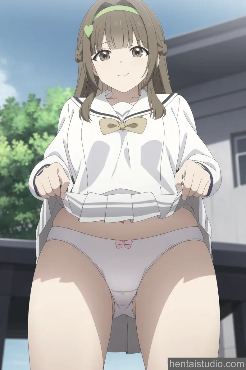 Haruka Katsuragi | A Nobody's Way Up To An Exploration Hero - Fanart – hentai anime character, Haruka Katsuragi, A Nobody's Way Up To An Exploration Hero, Mob Kara Hajimaru Tansaku Eiyuutan, Panties, Skirt, Upskirt