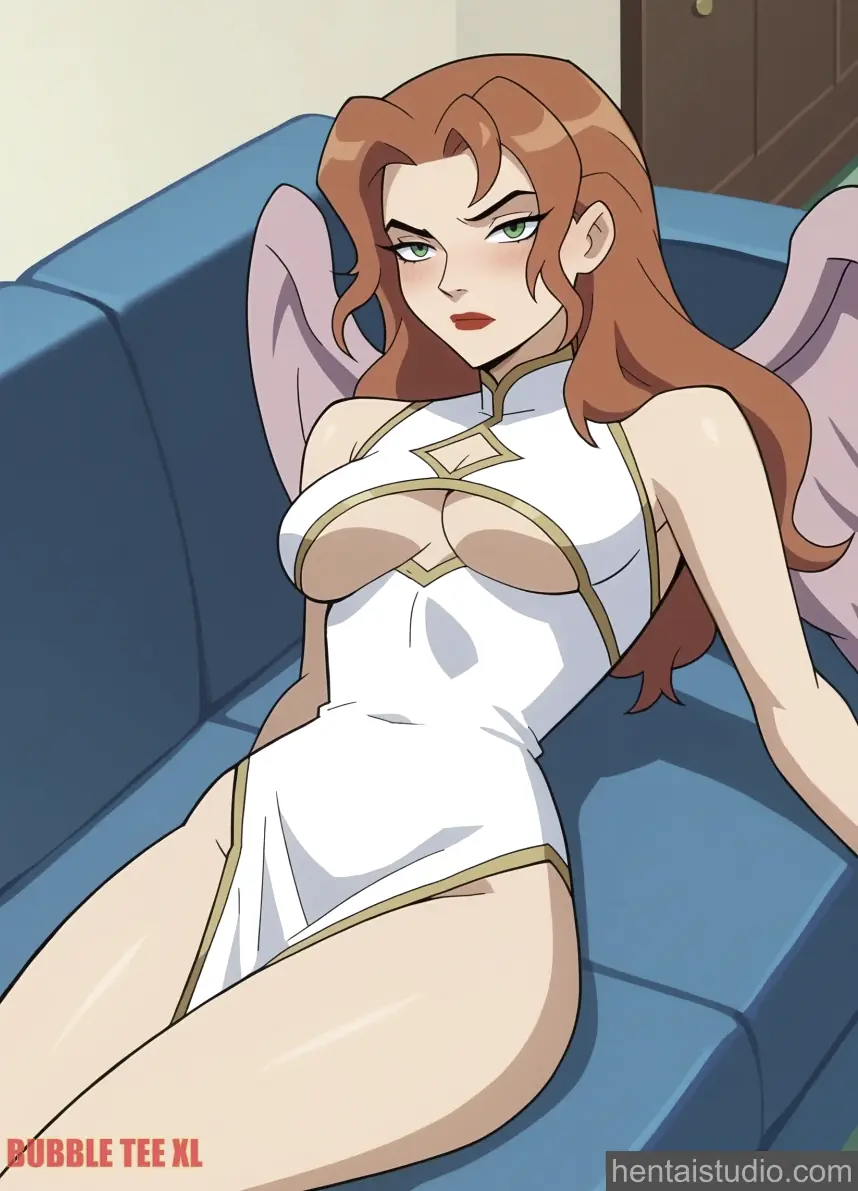 Hawkgirl from Justice League Unlimited hentai art 13 of 38