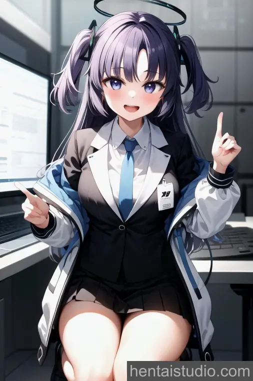Hayase Yuuka from Blue Archive hentai art 1 of 6