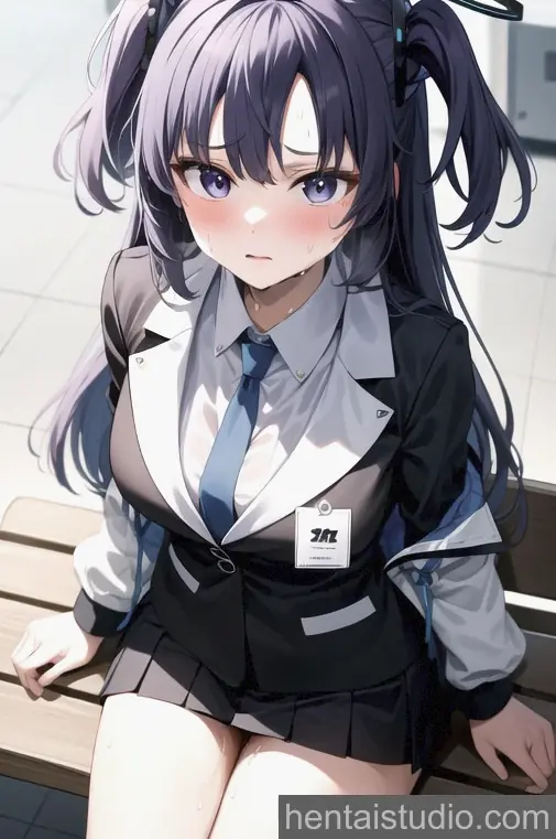 Hayase Yuuka from Blue Archive hentai art 2 of 6