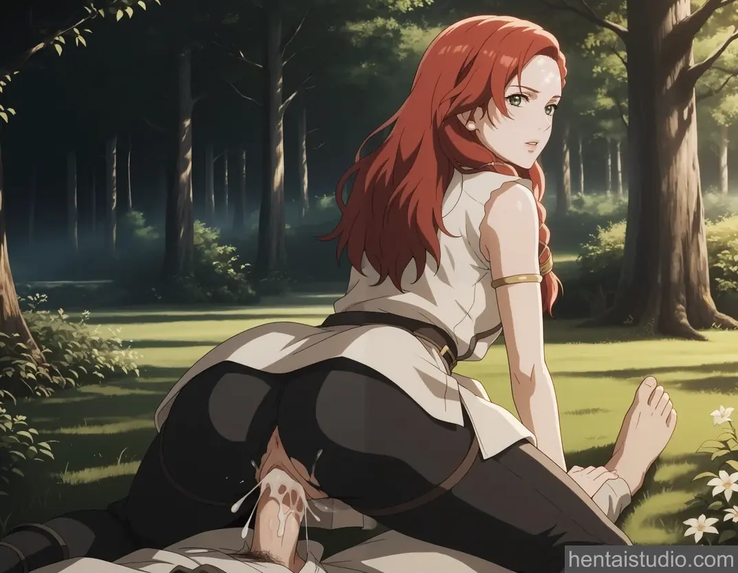 Hera Hammerhand | The Lord Of The Rings: The War Of The Rohirrim – hentai anime character, Hera Hammerhand, The Lord Of The Rings: The War Of The Rohirrim, Red Hair, Carrying Over Shoulder, Anal, Creampie, Footjob, Pussy