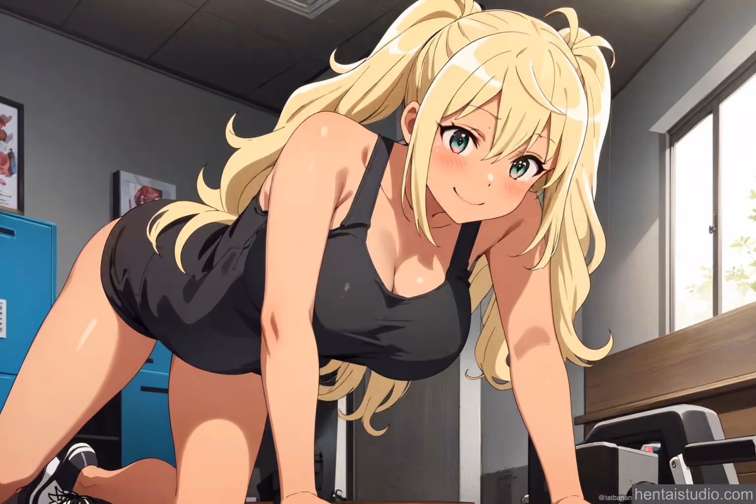 Hibiki Sakura - How Heavy Are the Dumbbells You Lift? (Dumbbell Nan Kilo Moteru?) - Hentai Gallery - 101 Images — image 6 of 101