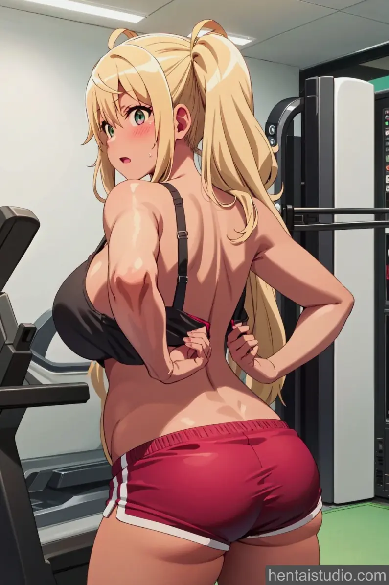 Hibiki Sakura from How Heavy Are The Dumbbelss You Lift hentai art 15 of 101