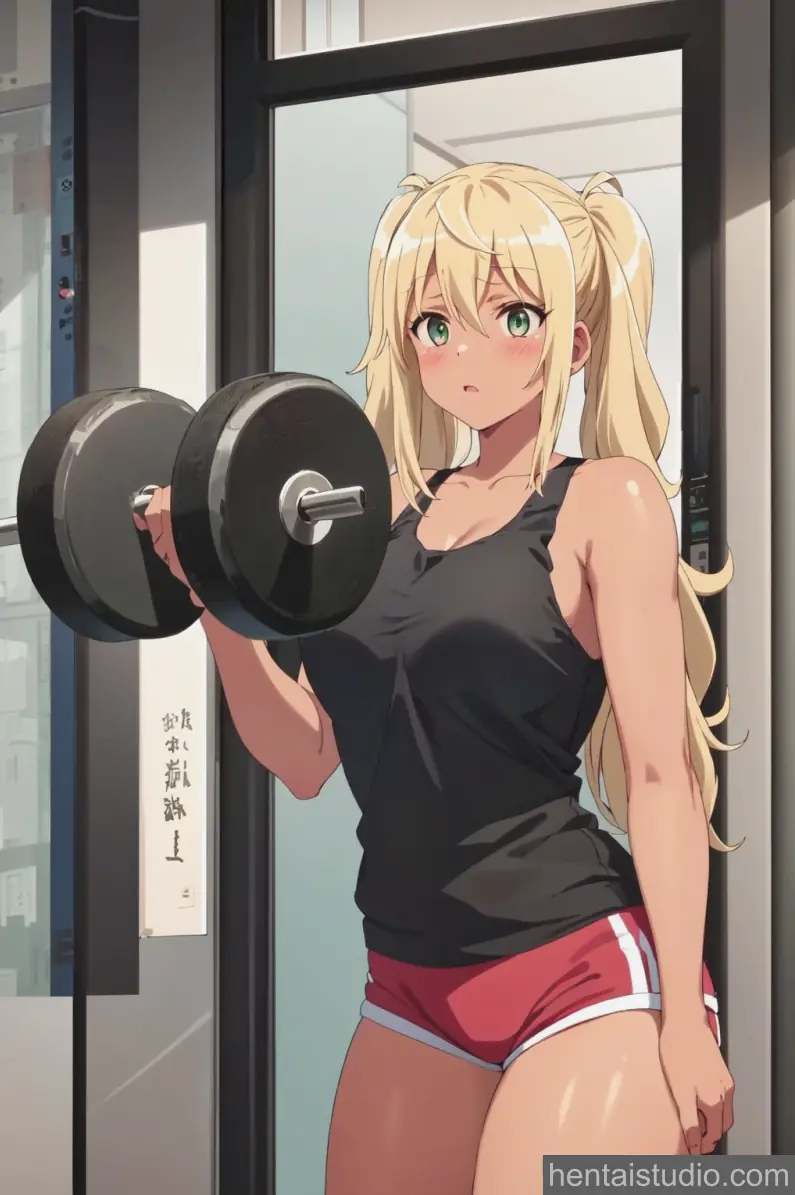 Hibiki Sakura from How Heavy Are The Dumbbelss You Lift hentai art 2 of 101