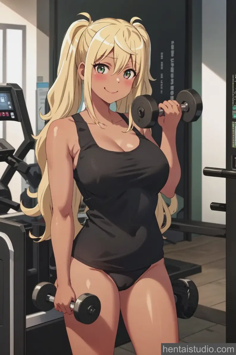 Hibiki Sakura from How Heavy Are The Dumbbelss You Lift hentai art 25 of 101