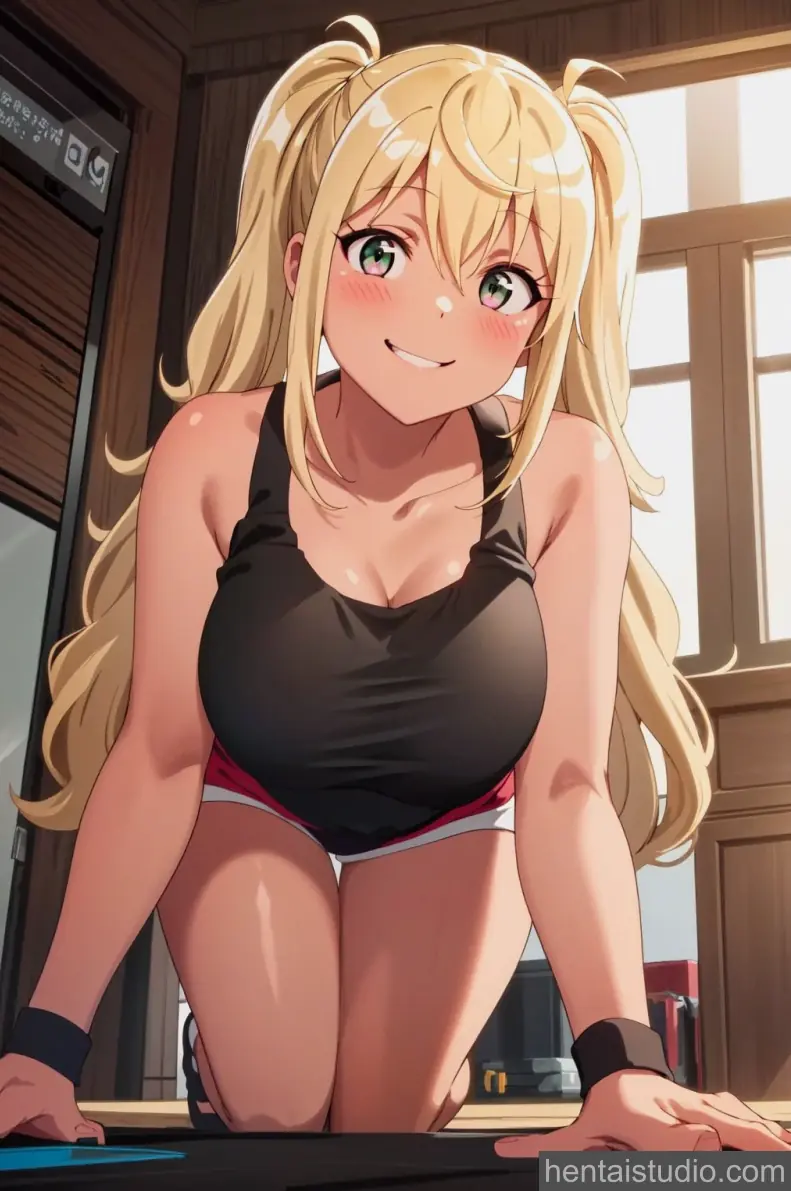 Hibiki Sakura from How Heavy Are The Dumbbelss You Lift hentai art 4 of 101