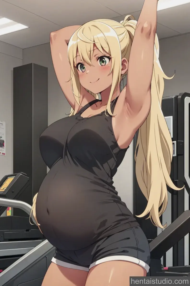 Hibiki Sakura from How Heavy Are The Dumbbelss You Lift hentai art 43 of 101