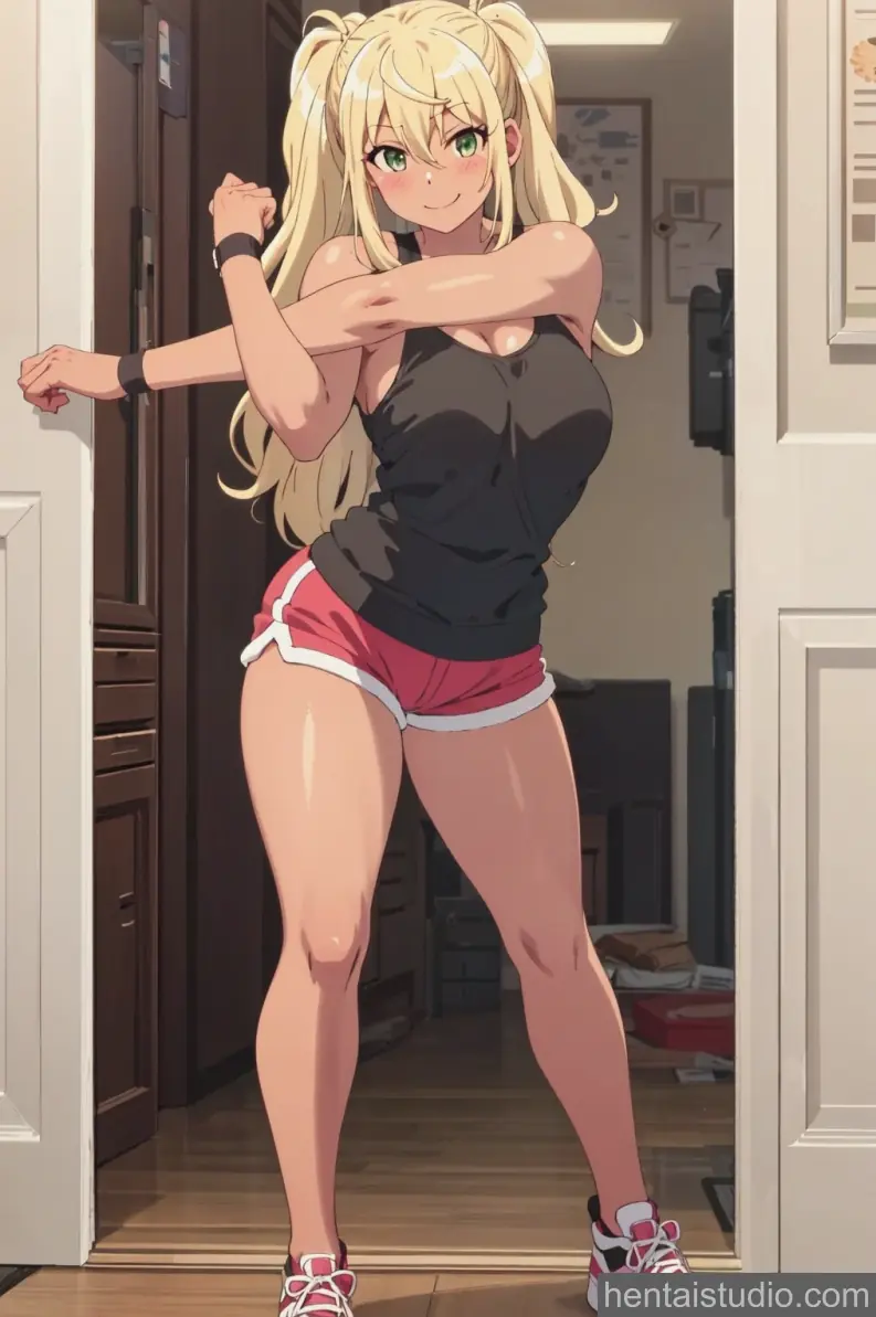 Hibiki Sakura from How Heavy Are The Dumbbelss You Lift hentai art 7 of 101
