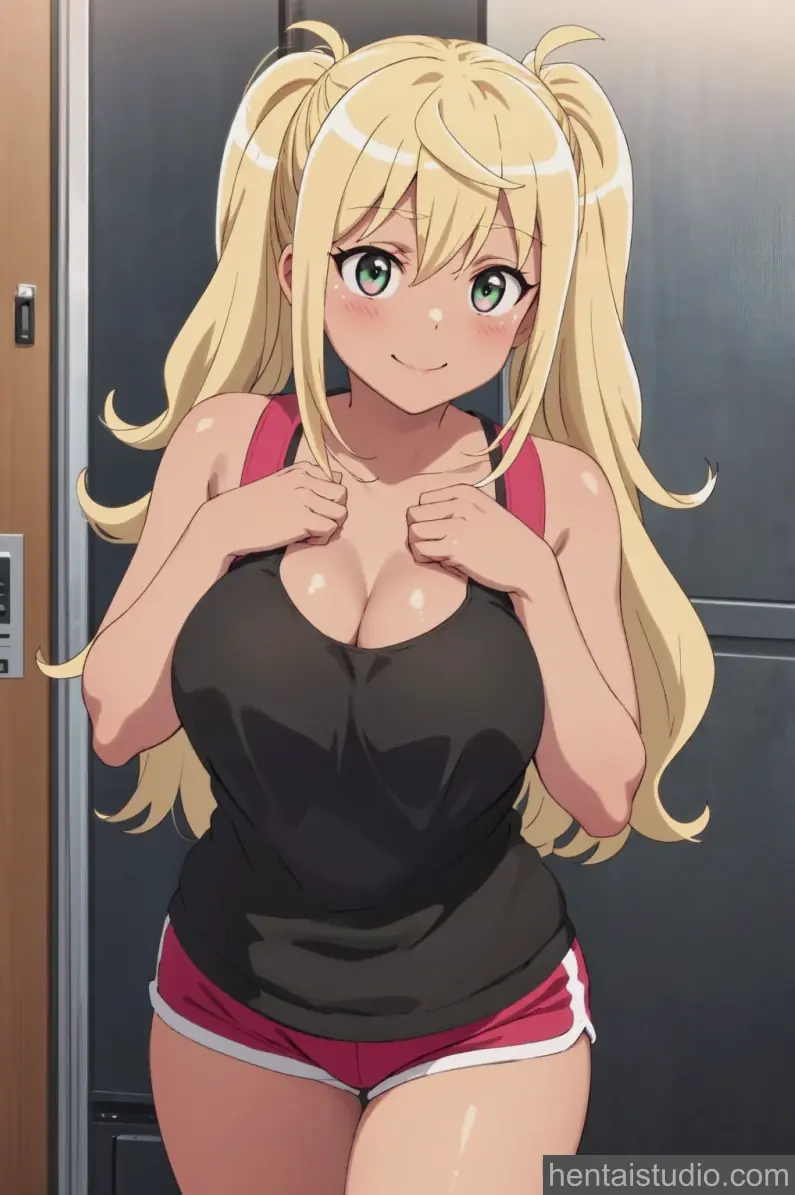 Hibiki Sakura from How Heavy Are The Dumbbelss You Lift hentai art 74 of 101