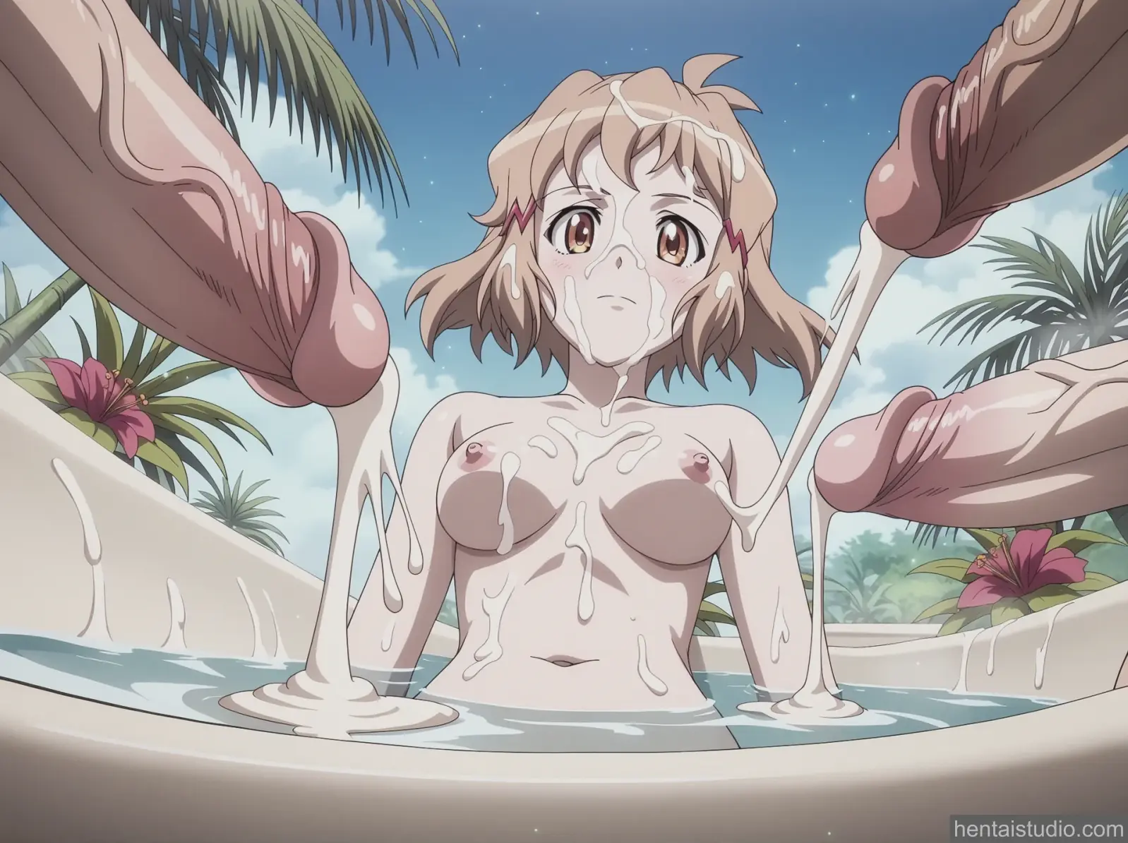 Hibiki Tachibana from Symphogear hentai art 35 of 52