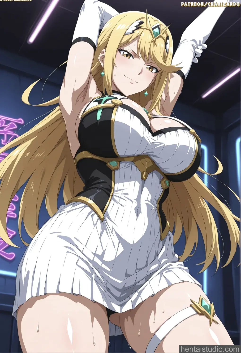 Hikari from Xenoblade 2 hentai art 33 of 76