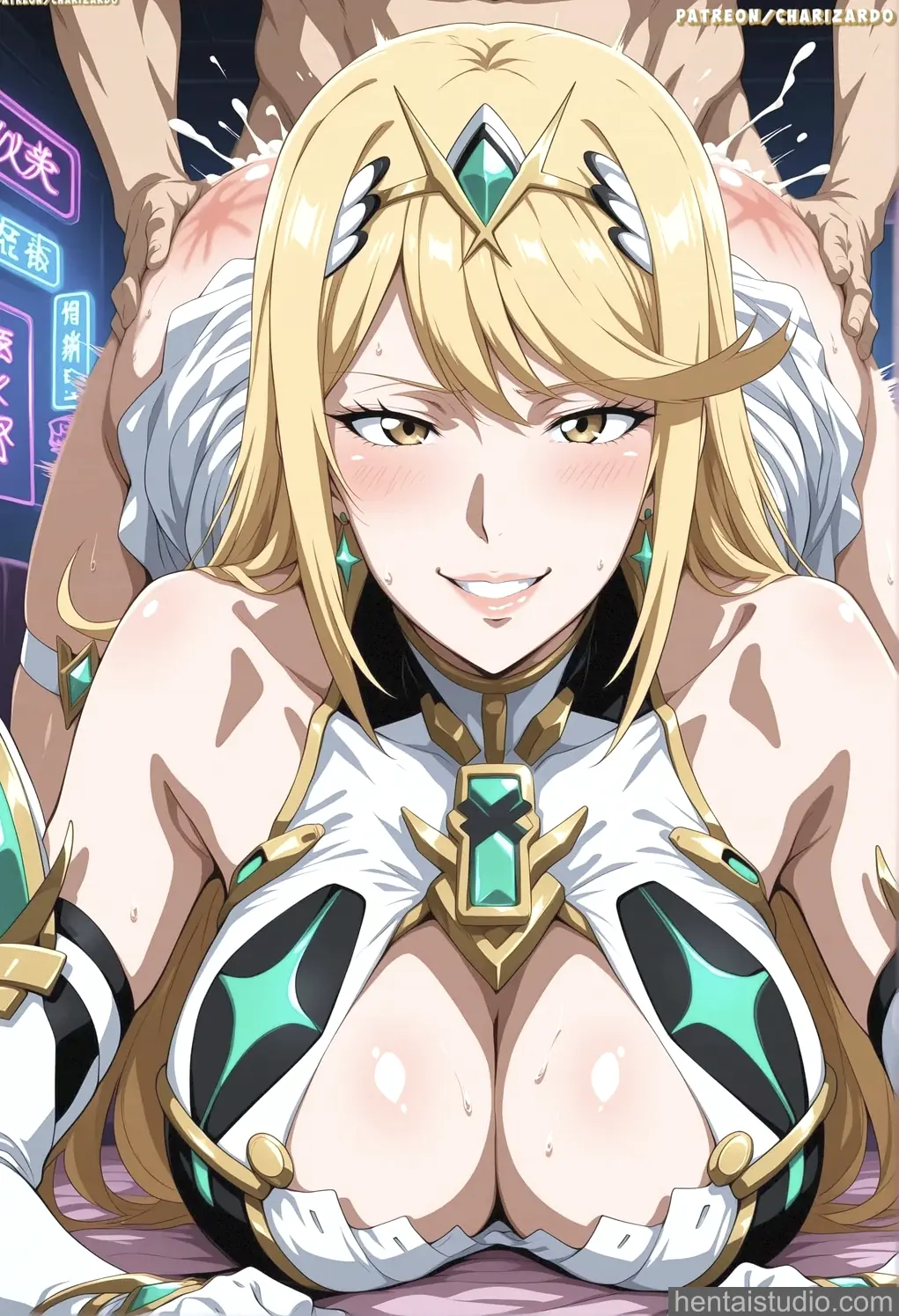 Hikari from Xenoblade 2 hentai art 48 of 76