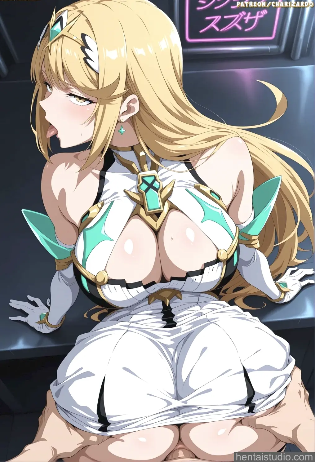 Hikari from Xenoblade 2 hentai art 7 of 76