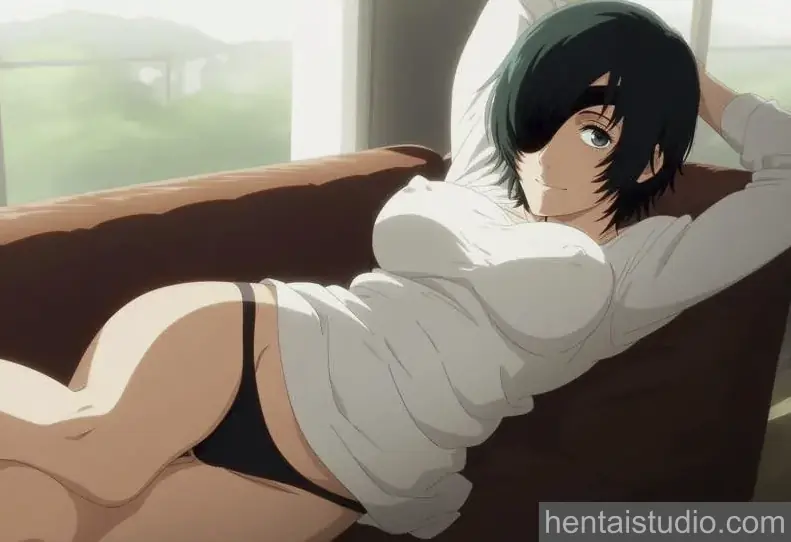 Himeno from Chainsaw Man hentai art 2 of 10