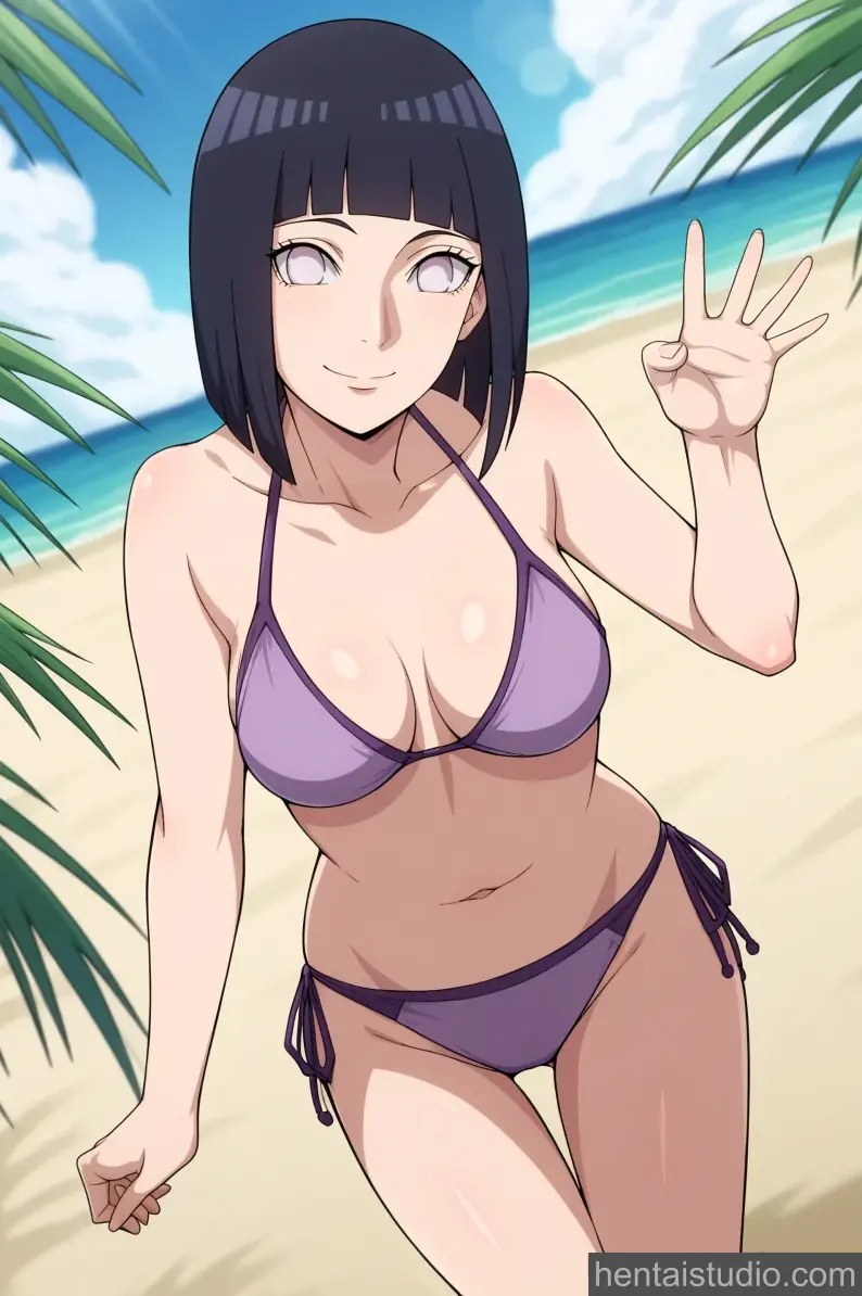 Hinata Hyuuga from Naruto hentai art 12 of 60