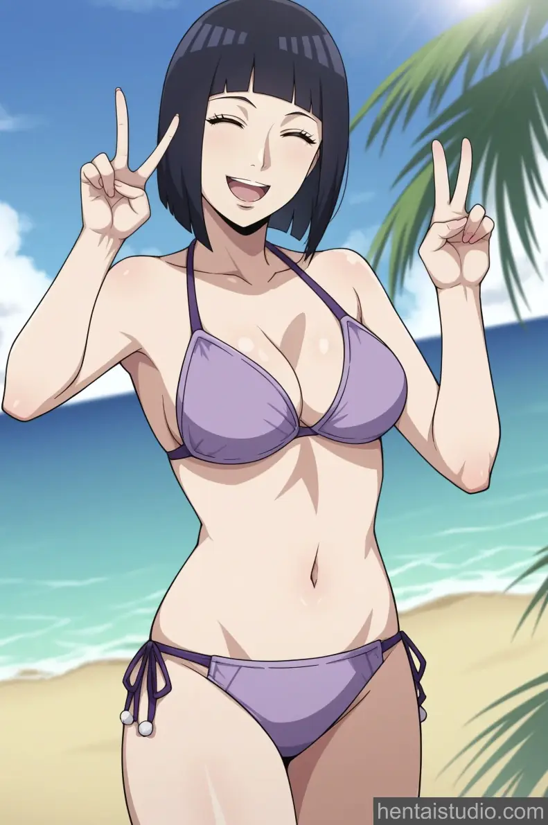 Hinata Hyuuga from Naruto hentai art 45 of 60
