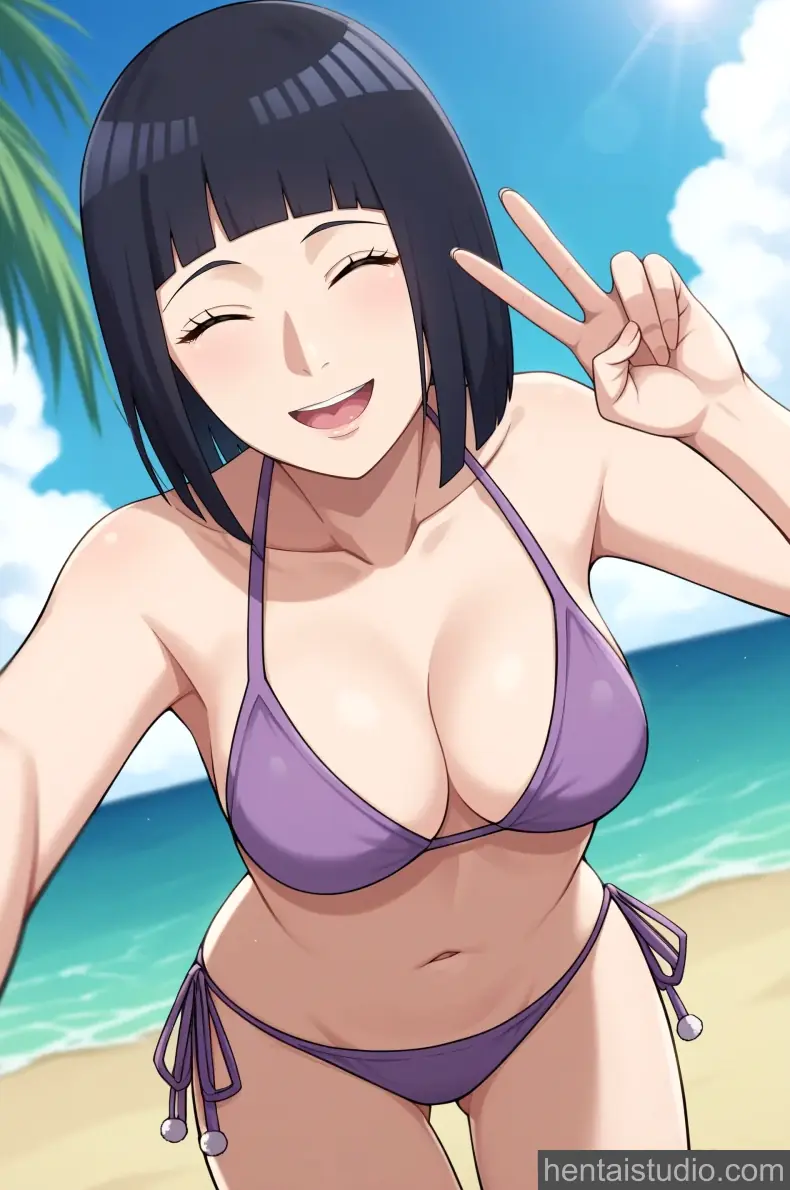 Hinata Hyuuga from Naruto hentai art 56 of 60