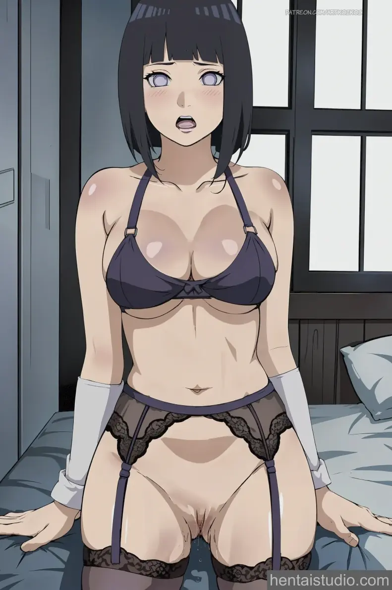 Hinata from Naruto hentai art 15 of 19