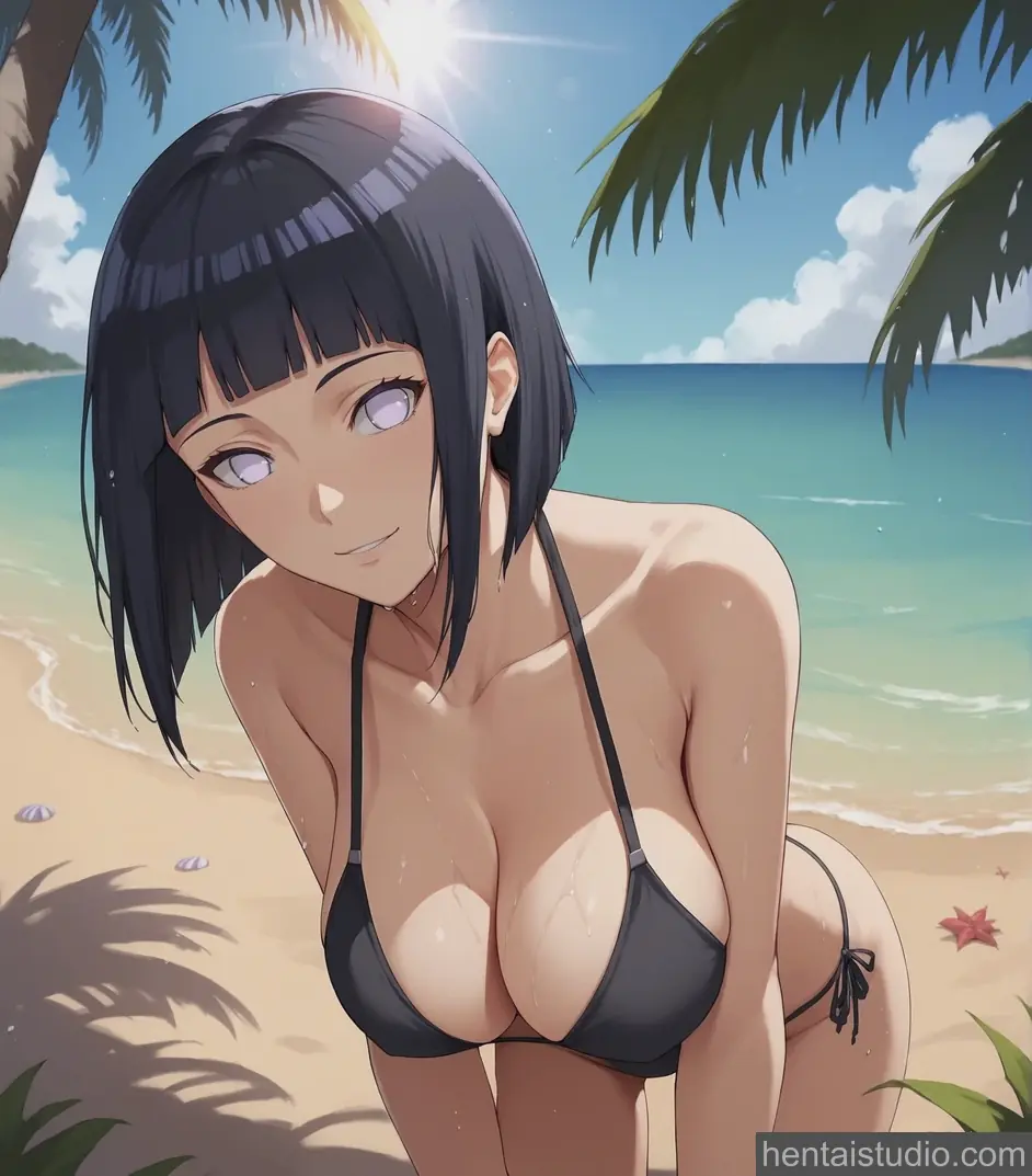 Hinata from Naruto hentai art 1 of 20