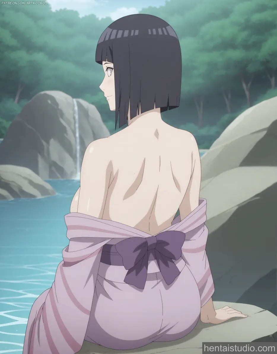 Hinata Uzumaki from Naruto hentai art 7 of 15
