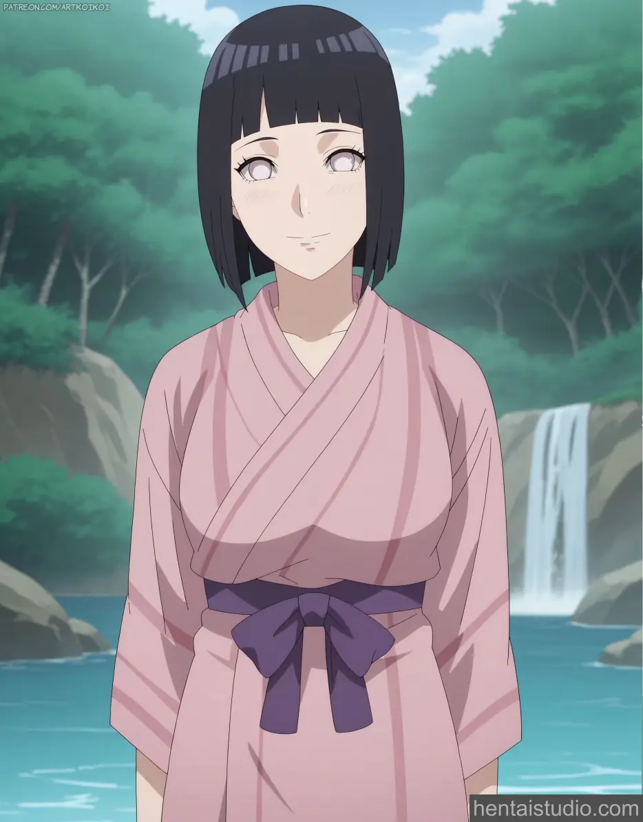 Hinata Uzumaki from Naruto hentai art 8 of 15