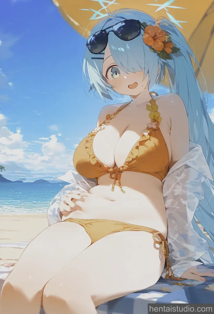 Hiyori from Blue Archive hentai art 2 of 28