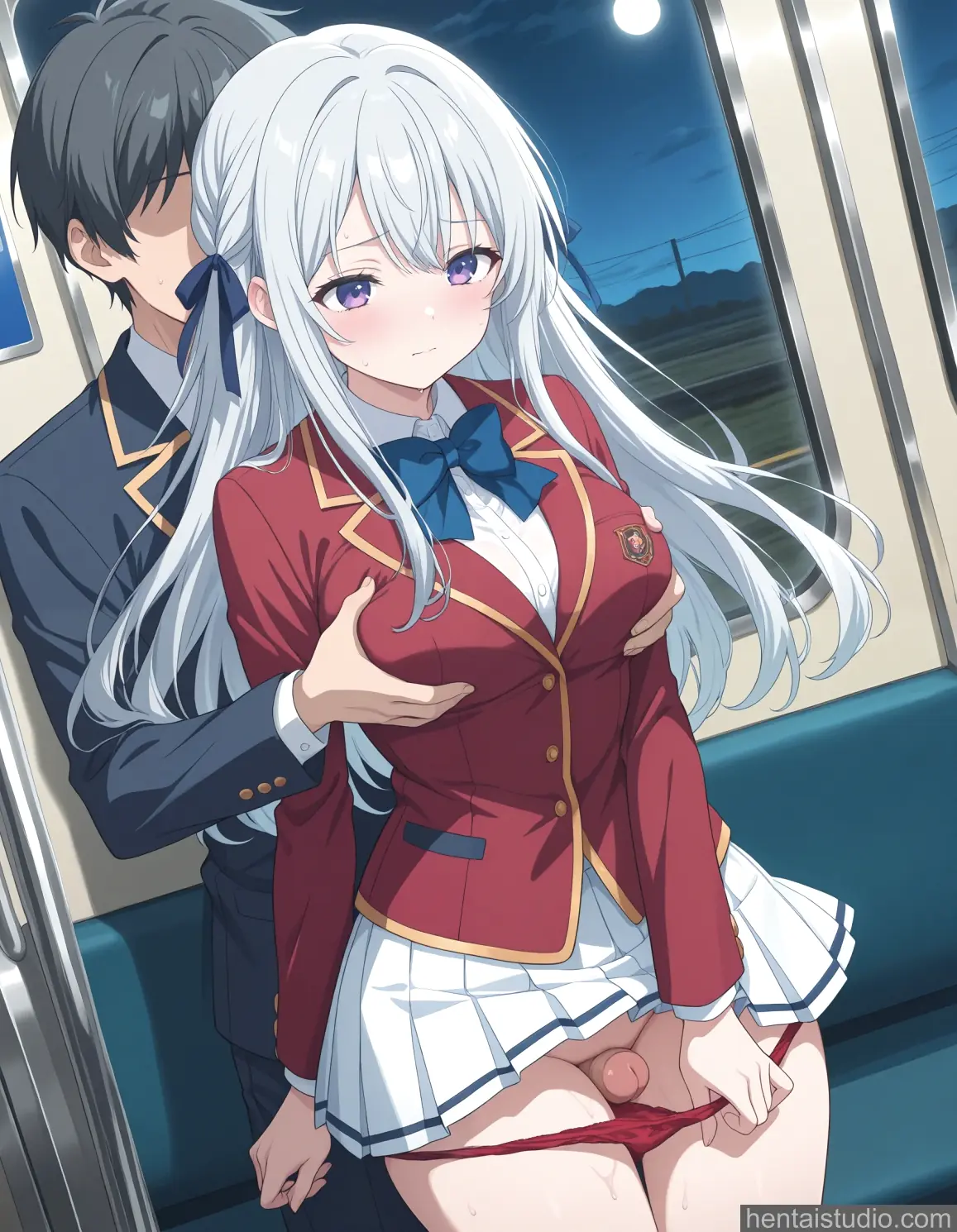 Hiyori Shiina from Classroom Of The Elite hentai art 10 of 18
