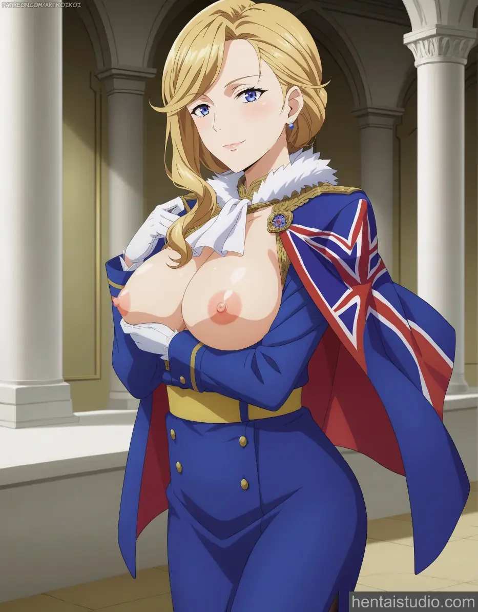 Hms Hood from Azur Lane hentai art 10 of 12