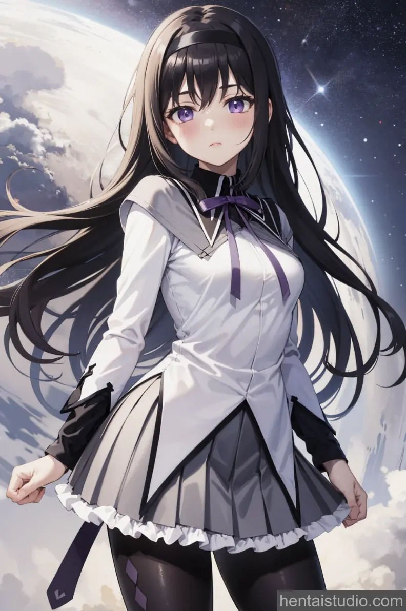 Homura Akemi from Puella Magi Madoka Magica hentai art 1 of 21