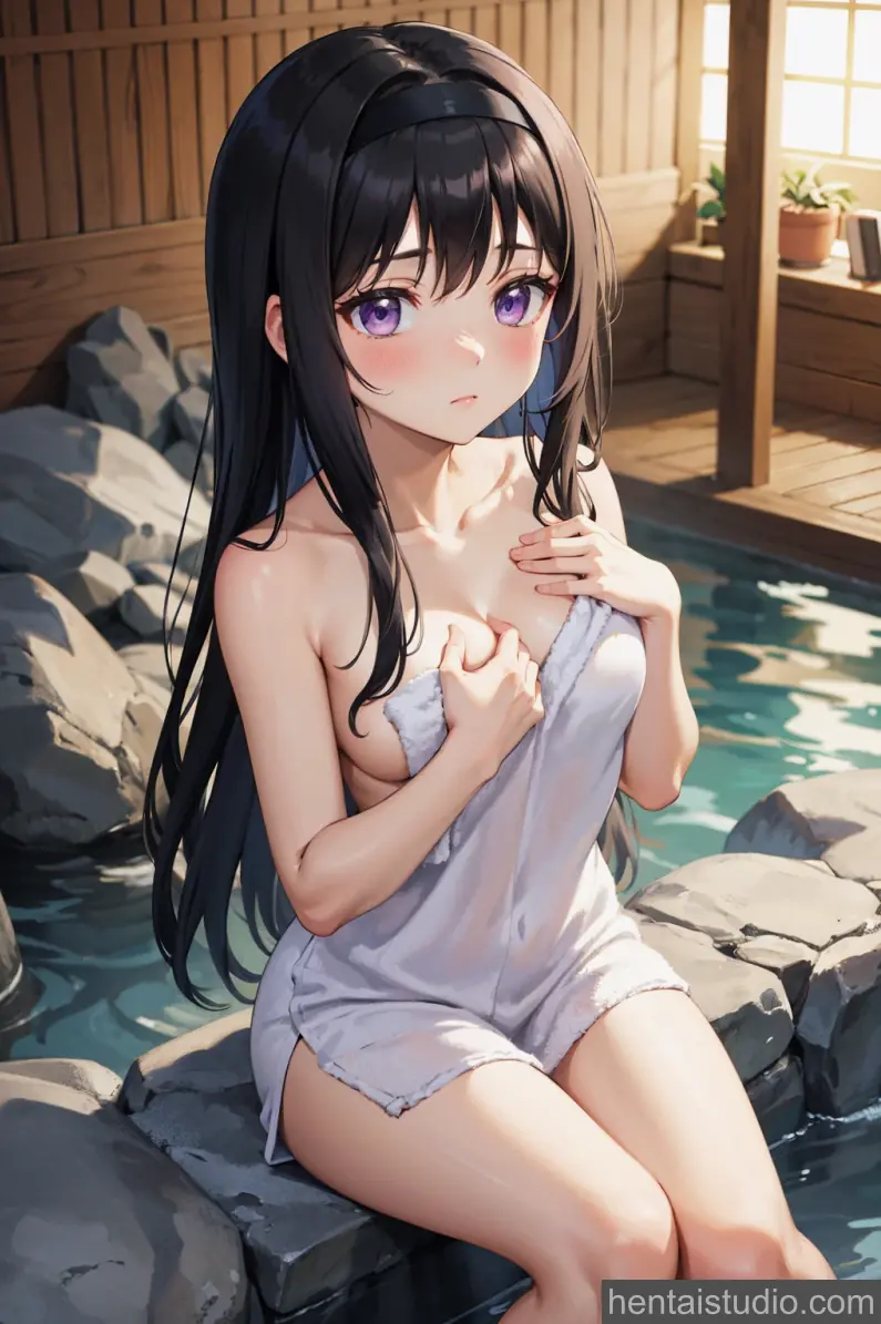 Homura Akemi from Puella Magi Madoka Magica hentai art 2 of 21