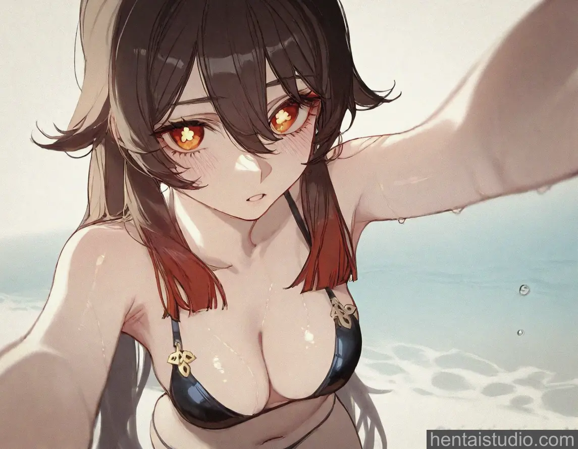 Hu Tao from Genshin Impact hentai art 48 of 52