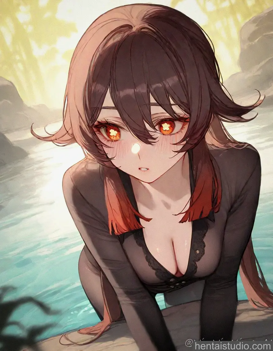 Hu Tao from Genshin Impact hentai art 5 of 52
