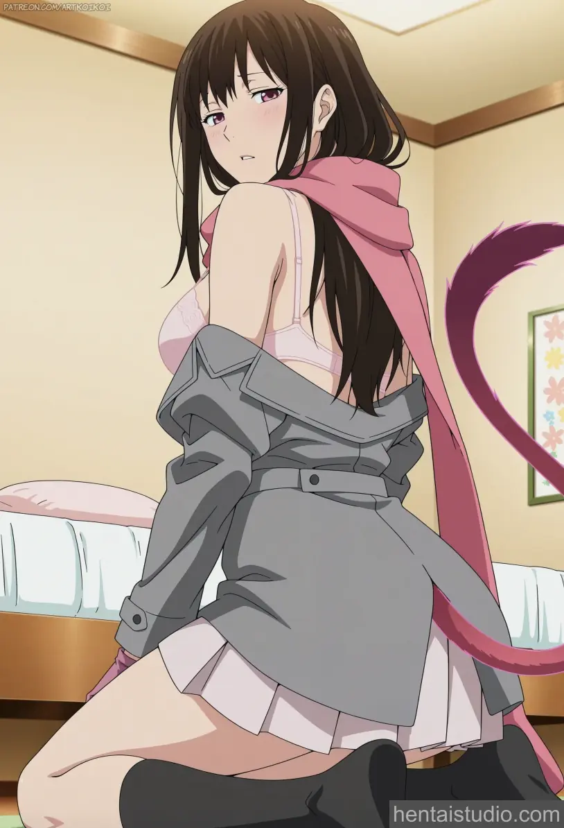 Iki Hiyori from Noragami hentai art 3 of 10