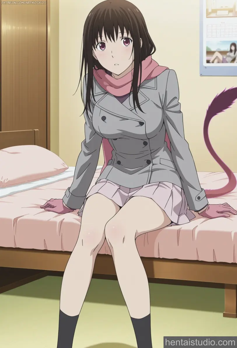 Iki Hiyori from Noragami hentai art 4 of 10