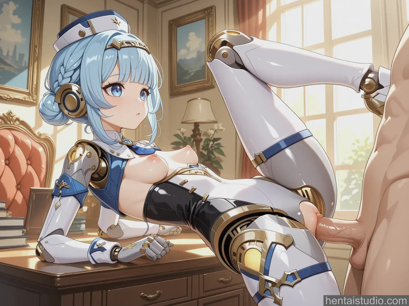 Ineffa from Genshin Impact hentai art 38 of 105
