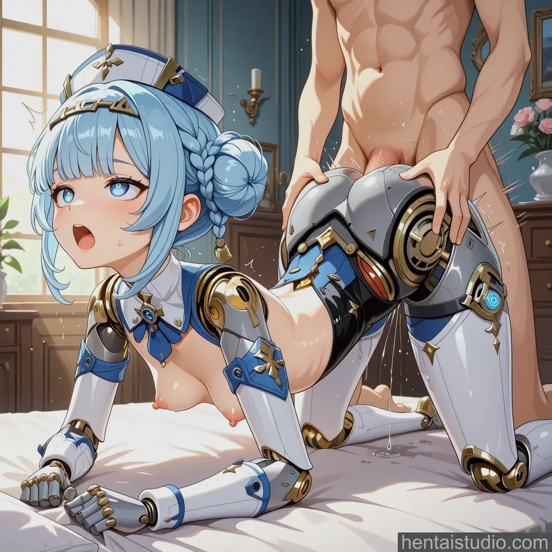 Ineffa from Genshin Impact hentai art 55 of 105
