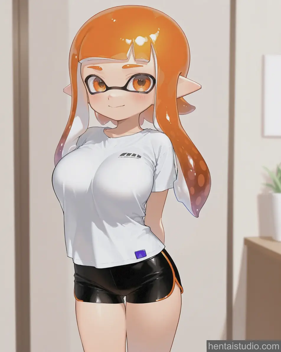 Inkling from Splatoon hentai art 2 of 70