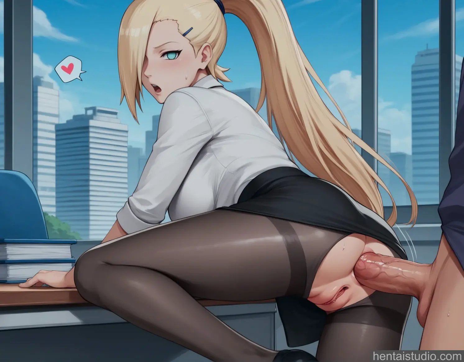 Ino from Naruto hentai art 56 of 102